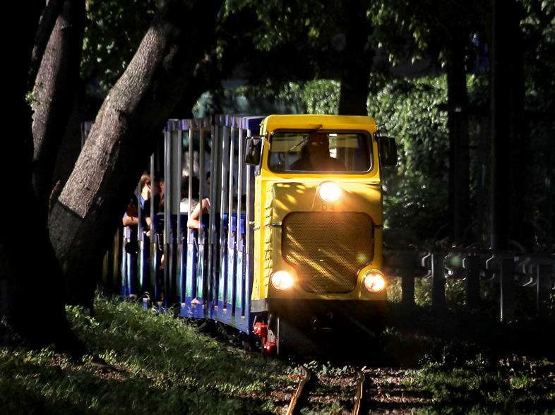 Die Wiener Liliputbahn im Praterpark - aufgenommen am 16.08.2013