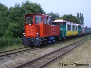 Passend zu den Sommerferien: Die Inselbahn auf Borkum