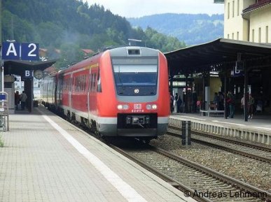 RegionalExpress von Oberstdorf - Ulm Hbf